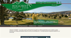 Desktop Screenshot of golfhillcrest.com