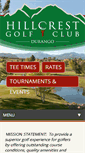 Mobile Screenshot of golfhillcrest.com